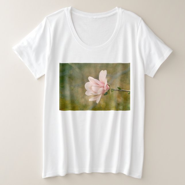 Magnolia Queen Große Größe T-Shirt (Design vorne)
