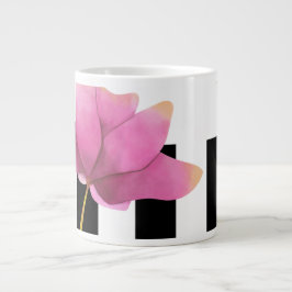Magnolia Rosé Modernes Blumendesign Jumbo-Tasse