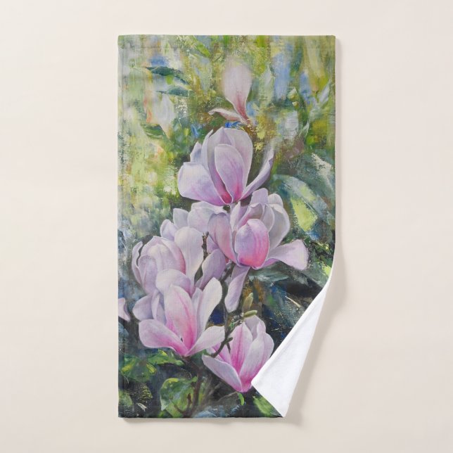Magnolia Serenity - Florentiner Kunst - Lukian Handtuch (Handtuch)