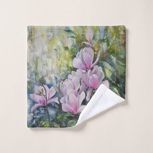 Magnolia Serenity - Florentiner Kunst - Lukian Waschlappen (Waschlappen)