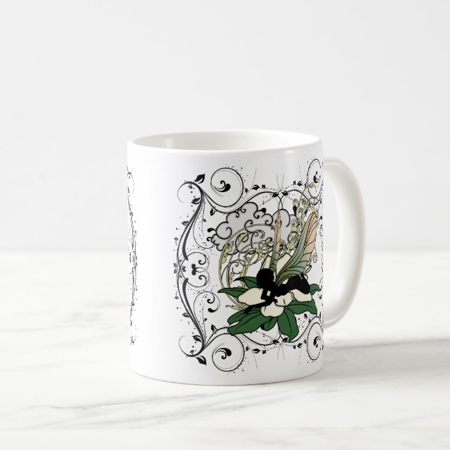 Magnolia Shadow Fairy Kaffeetasse (VorderseiteRechts)