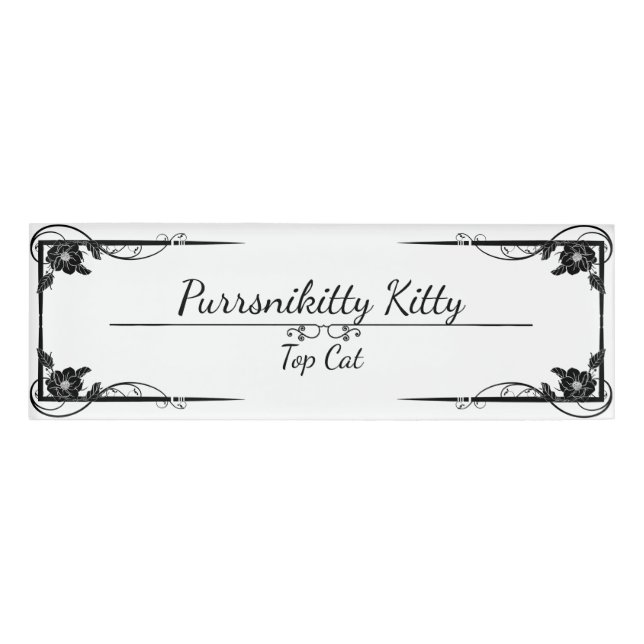 Magnolia Shadow Fairy Namenschild (Vorderseite)