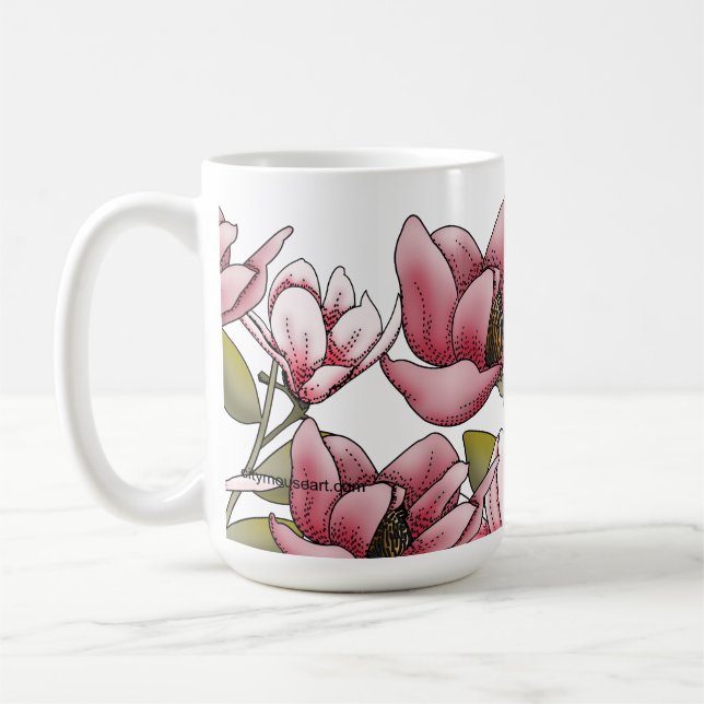 Magnolia-Träume-Kaffeetasse Kaffeetasse (Links)