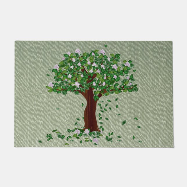 Magnolia Tree Doormat Fußmatte (Vorderseite)