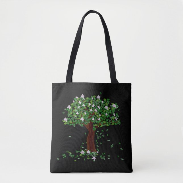 Magnolia Tree Tote Bag Tasche (Vorderseite)