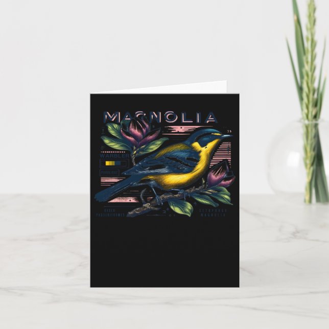 Magnolia Warbler 2 Sticker Karte (Vorderseite)