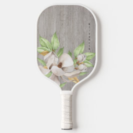 Magnolia Watercolor Pickleball Paddle