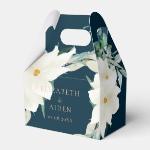 Magnolia Wedding Blue Geschenkschachtel