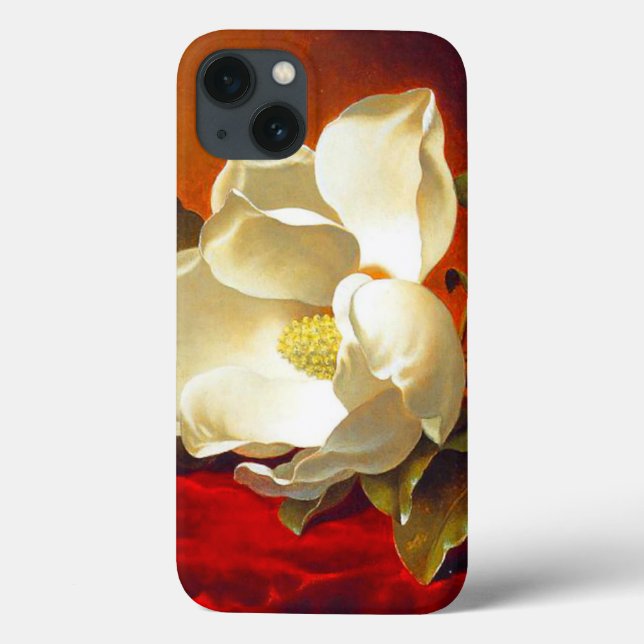 Magnolia zu Red Velvet Martin Johnson Heade Case-Mate iPhone Hülle (Rückseite)