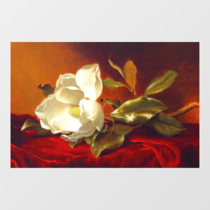 Magnolia zu Red Velvet Martin Johnson Heade Fensteraufkleber