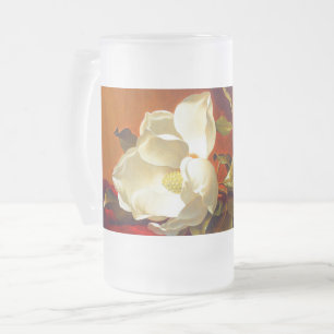 Magnolia zu Red Velvet Martin Johnson Heade Mattglas Bierglas