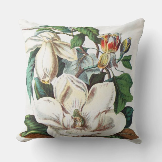 Magnoliaceal Kissen Für Draußen (Vorderseite)