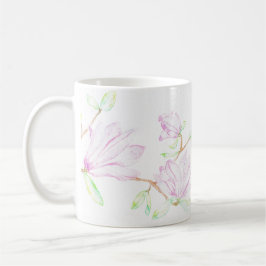 Magnolias à l'aquarelle de Mug