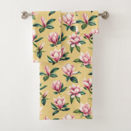 Magnolias Badhandtuch Set