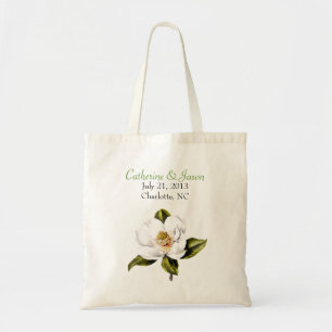 Magnolias blanches épousant le sac fourre-tout