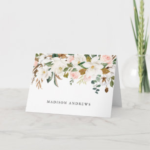Magnolias Blancs à l'Aquarelle Personnalisés
