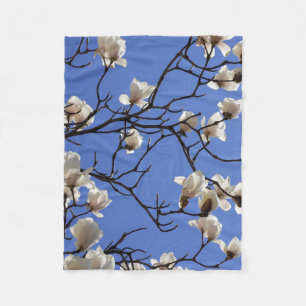 Magnolias blühen fleecedecke
