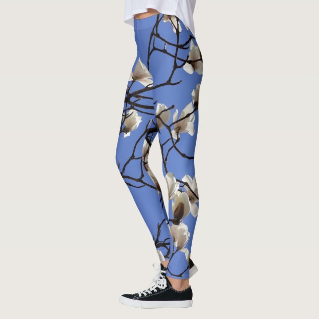 Magnolias blühen leggings (Links)