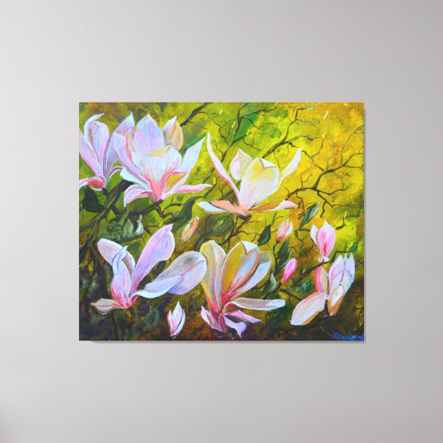 Magnolias Leinwanddruck (Vorderseite)