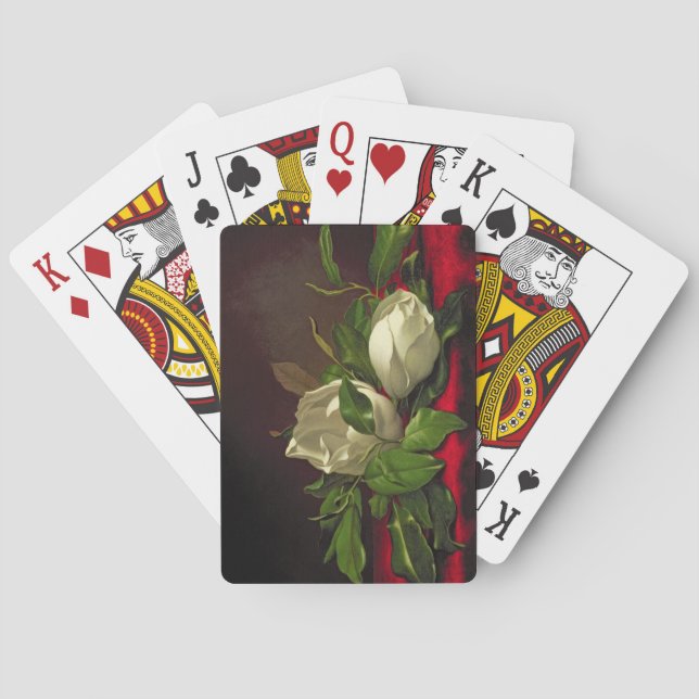 Magnolie Spielkarten (Rückseite)