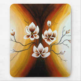 Magnolien, Acryl - Mousepad