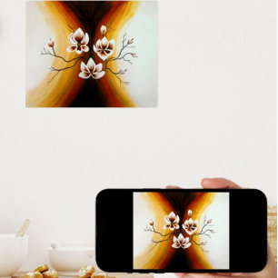 Magnolien, Acryl -  Poster