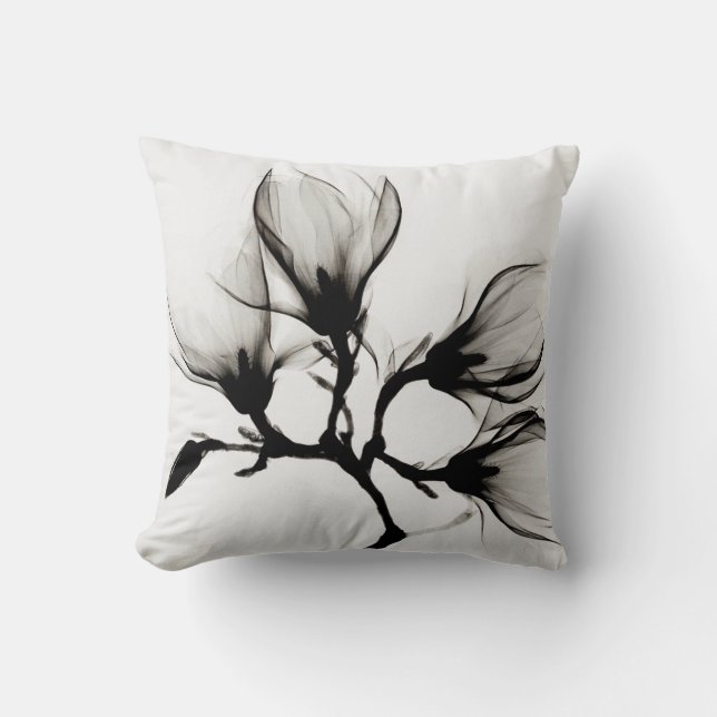Magnolien-Baum-Blüten Kissen (Vorderseite)