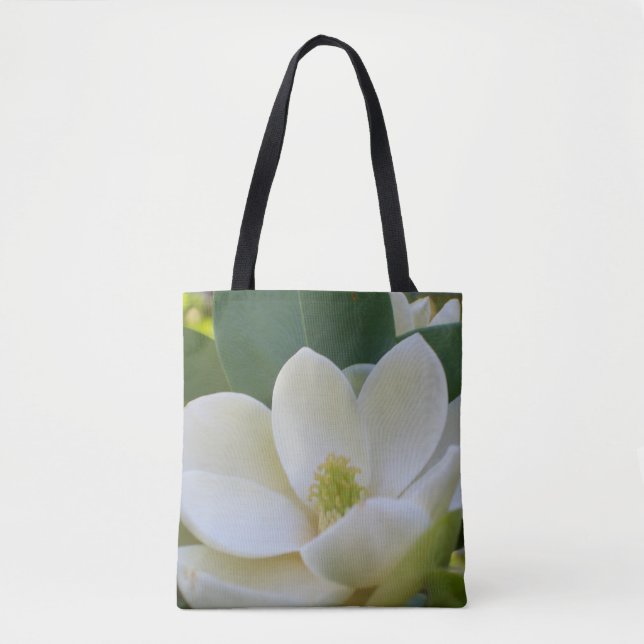 Magnolien-Blumen-Blüten-Taschen-Taschen-Geschenk Tasche (Vorderseite)