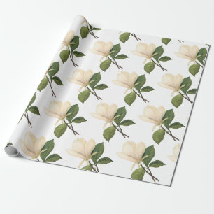 Magnolien-Blumenmuster Geschenkpapier