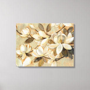 Magnolien-Einfachheits-Creme Leinwanddruck