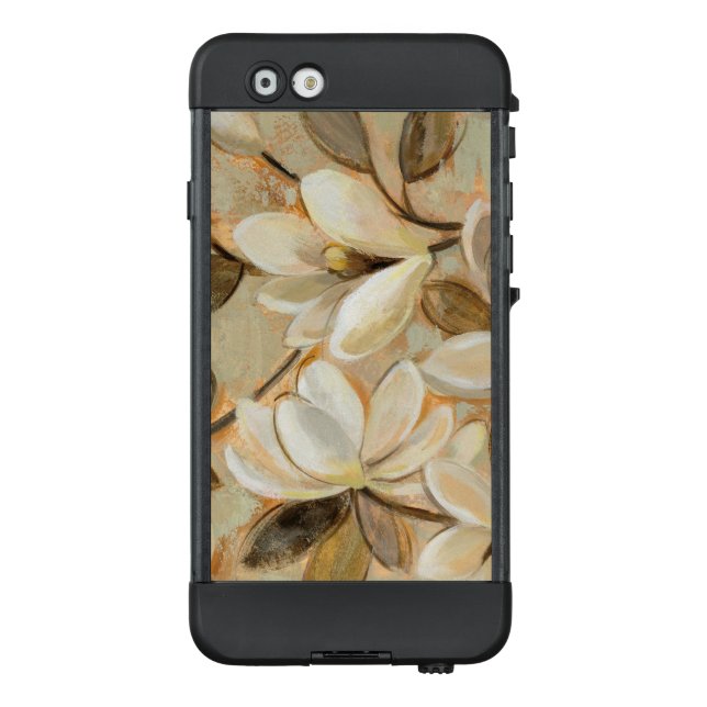 Magnolien-Einfachheits-Creme LifeProof iPhone Hülle (Rückseite)