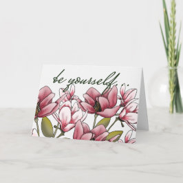 Magnolien für Mut flüstern Karte