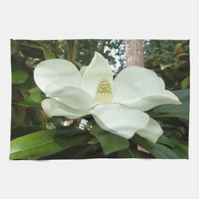 Magnolien-Grandifloratee-Tuch Handtuch (Horizontal)