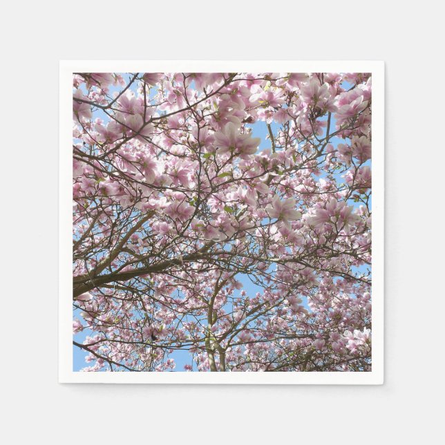 Magnolien im April Serviette (Vorderseite)