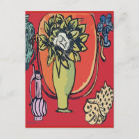 Magnolien in Vase, nach Matisse