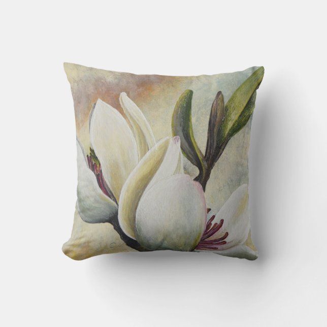 MAGNOLIEN-KISSEN KISSEN (Vorderseite)