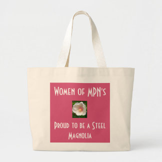Magnolien-Taschen-Tasche Jumbo Stoffbeutel