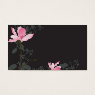 Magnolien-Visitenkarte