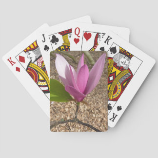 Magnolienblüte Spielkarten