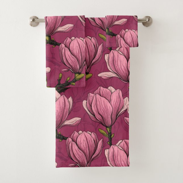 Magnoliengarten Badhandtuch Set (Insitu)