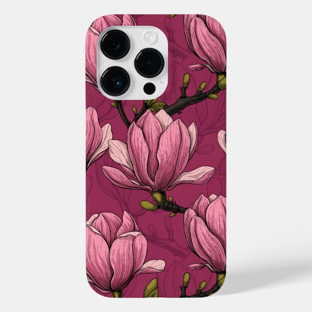 Magnoliengarten Case-Mate iPhone 14 Pro Hülle (Rückseite)
