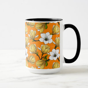 Magnoliengarten in Gelb Tasse