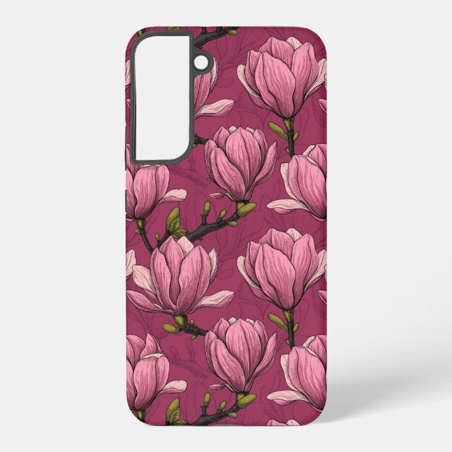 Magnoliengarten Samsung Galaxy Hülle (Rückseite)