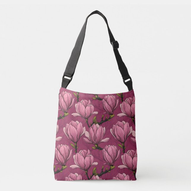 Magnoliengarten Tragetaschen Mit Langen Trägern (Vorderseite)