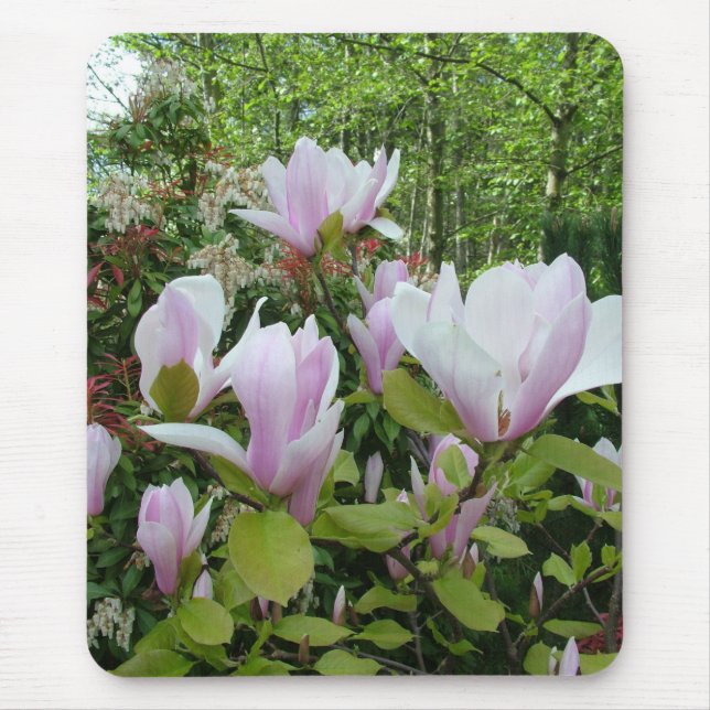 magnolische Blume Mousepad (Vorne)