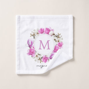Magnolische Wasserfarbe Waschlappen