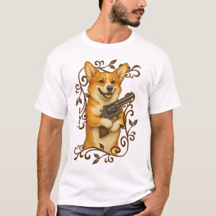 Magnum Corgi I - Scroll-Rahmen T-Shirt