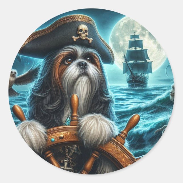 Magnum les stickers Chih Tzu Pirate (Devant)