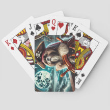 Magnum the Shih Tzu Pirate - Karten spielen