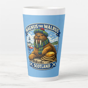 Magnus der schottlandliebende Walross-Seite Schott Milchtasse